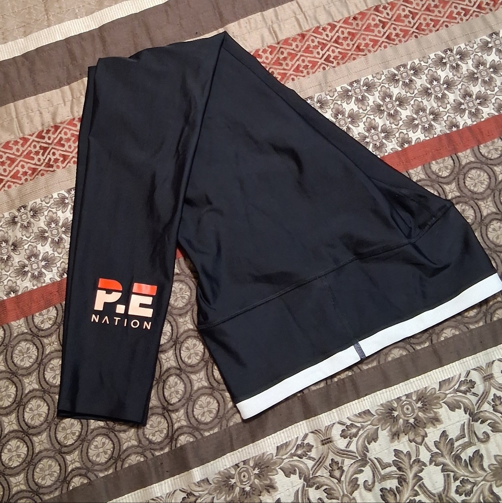 P.E Nation Leggings Sportwear‎ Women Black Athleisure SzS Yoga Gym